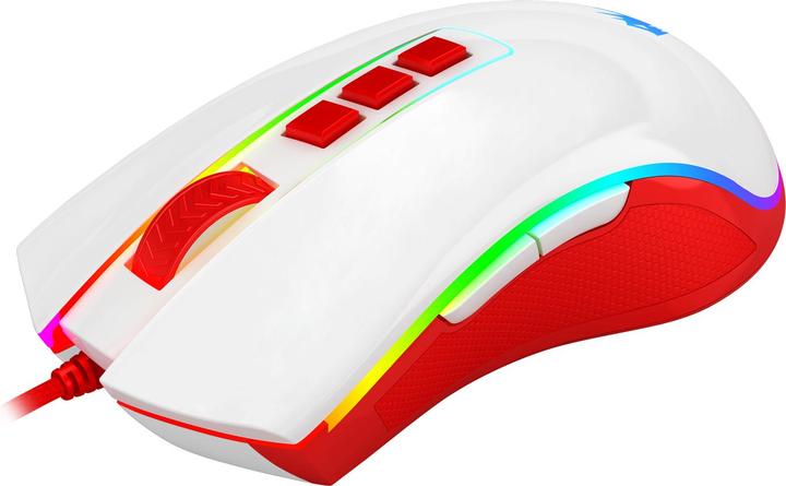Actual product image Redragon M711C Cobra White/Red (Cable)