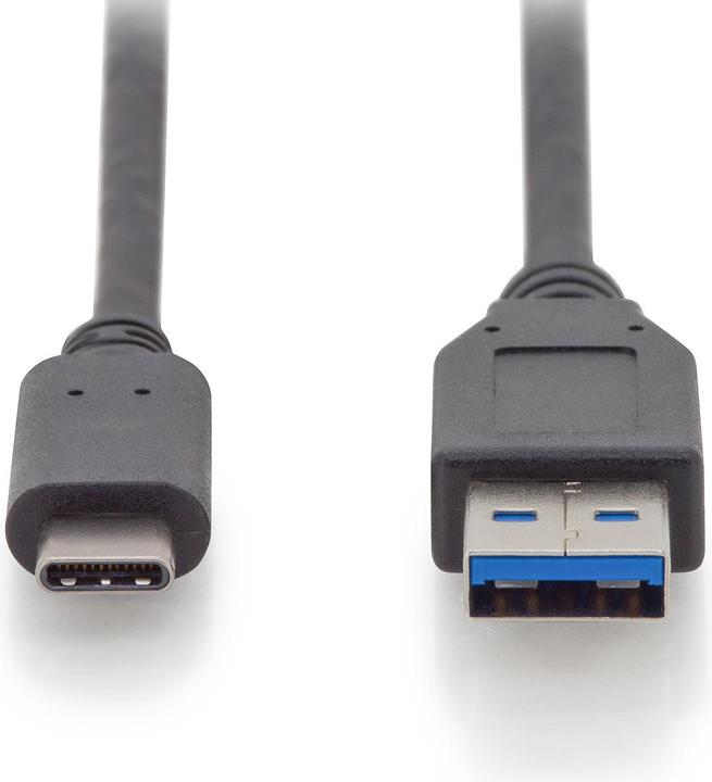 Produktbild Digitus USB C – USB A (1 m, USB 3.1)