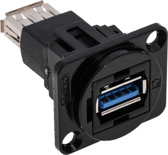 Produktbild RS PRO FT BLK METAL USB 3.0 A-A CSK XLR