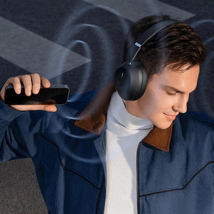 Productafbeelding Baseus Bass 30 Max draadloze hoofdtelefoon (zwart) (50 h, Draadloze)