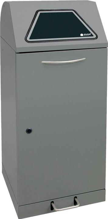 Produktbild kaiserkraft System-Wertstoffsammler, Einwurfklappe fussbetätigt (120 l)