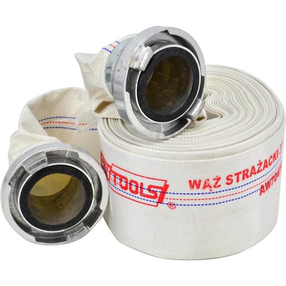 Awtools, Tubo da giardino, WĄŻ DO WODY 3 x 25m 8 BAR STRAŻACKI ZE ZŁĄCZKAMI (25 m)