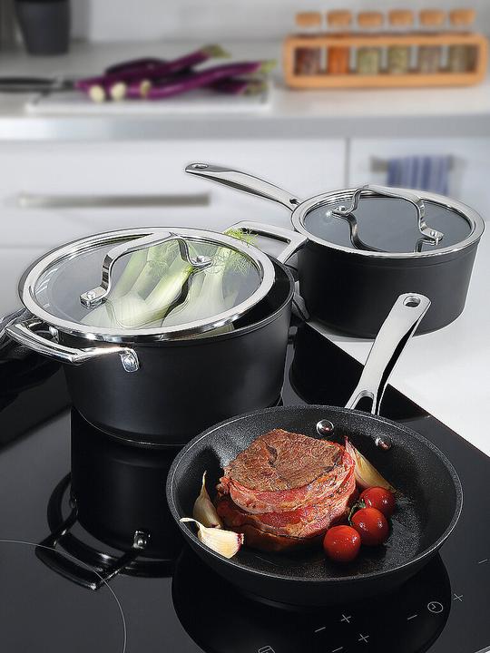 Actual product image Küchenprofi Roasting pot with glass lid 16 cm (Aluminium, 16 x 7.50 cm)