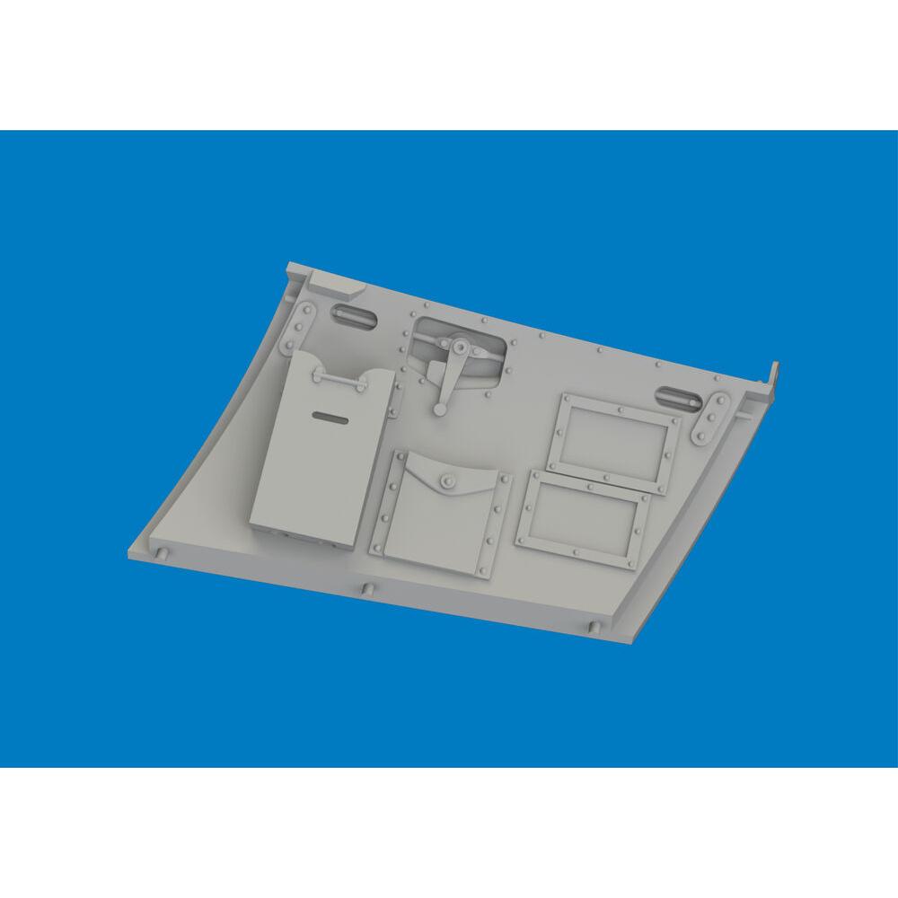 Eduard Hurricane Mk.II cockpit door PRINT for Revell