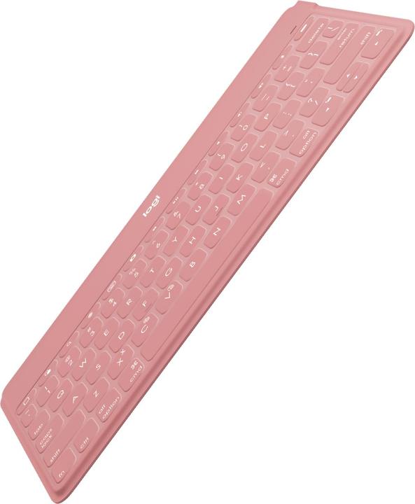 Produktbild Logitech Keys-To-Go - BLUSH PINK - ESP - MEDITER (Eng. Int., Kabellos)
