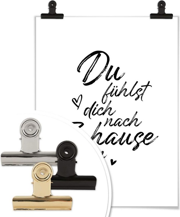 Produktbild Trenddeko Du fühlst dich nach Zuhause an (120 x 150 cm)