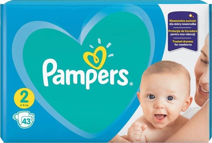 Produktbild Pampers New Baby-Dry (Gr. 2, Tragepack, 43 Stück)