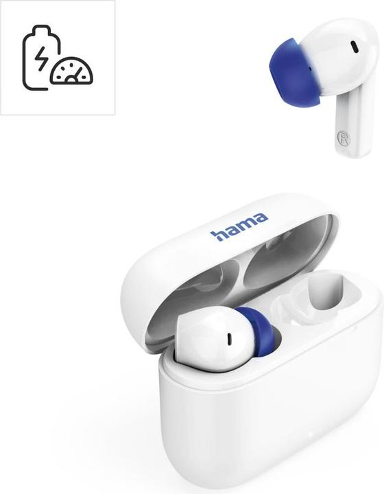 Image du produit Hama Passion Clear II Ecouteurs intra-auriculaires blanc (ANC, 20 h, Sans fil)