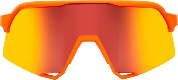 Produktbild 100% S3 Brille Soft Tact Neon Orange (Soft Tact Neon Orange, Hiper Red)