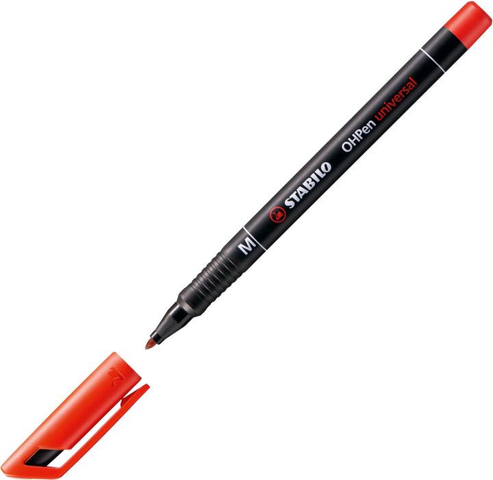 Actual product image STABILO OHPen universal foil pen permanent (Red, 1 mm, 1 x)