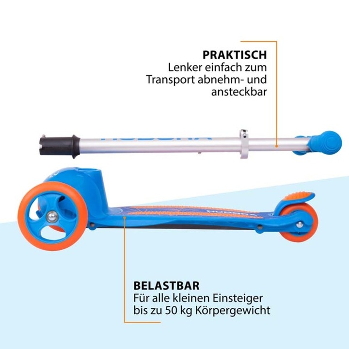 Productafbeelding Hudora Scooter blauw FlitzKids