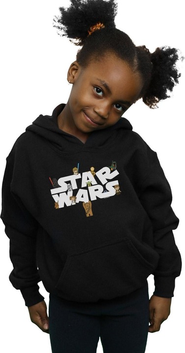 Produktbild Star Wars Kiddie Logo Kapuzenpullover Mädchen (140, 146)
