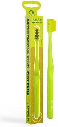Actual product image Nordics Eco Toothbrush Premium PLA Green - (Soft)