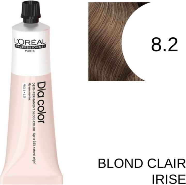 Immagine prodotto L'Oréal Paris Loreal DIA Colour 8.2 Biondo Chiaro Irisé 60 ml (8.2 Biondo chiaro cangiante)