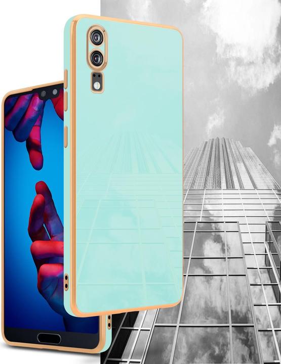 Immagine prodotto Cadorabo Custodia per Huawei P20 in TPU con protezione della fotocamera LM130 Style (Cubot P20)
