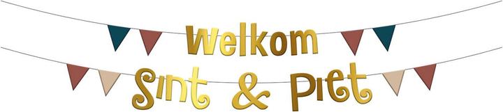 Actual product image Folat Letter Garland Welcome Sint & Piet