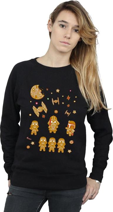 Actual product image Star Wars Womens/Ladies Gingerbread Empire Sweatshirt (S)