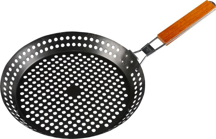 Master Grill MG249 Padella per grigliate senza grassi Padella antiaderente forata diametro 30 cm