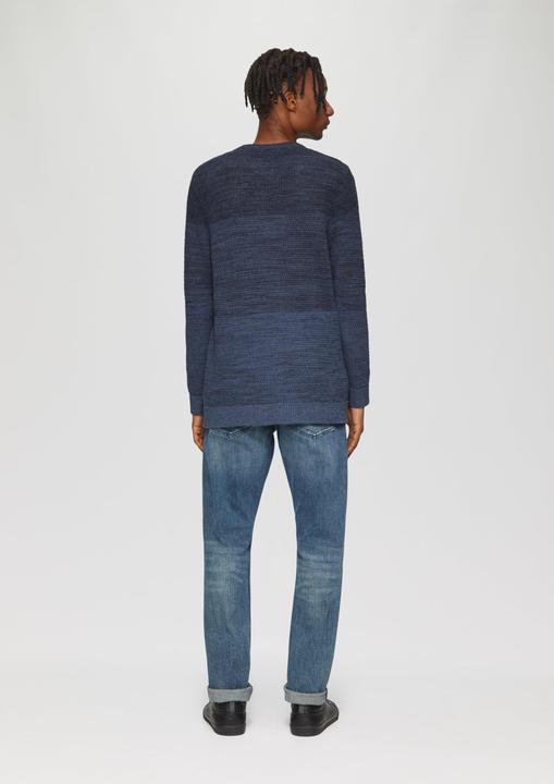 Actual product image s.Oliver Strickpullover Strickpullover in melierter Streifenoptik (XXL)