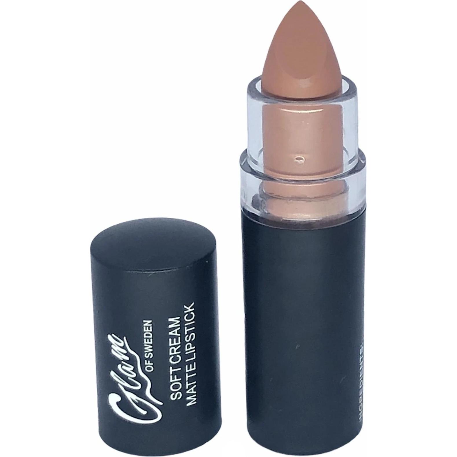Glam Of Sweden, Lippenstift + Lipgloss, Soft Matte Cream (08 Nude)