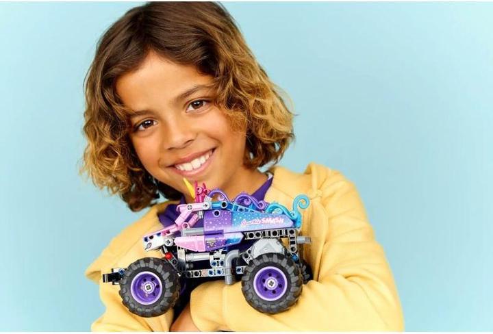 Actual product image LEGO Monster Jam Sparkle Smash mit Rückziehmotor (42220, LEGO Technic)