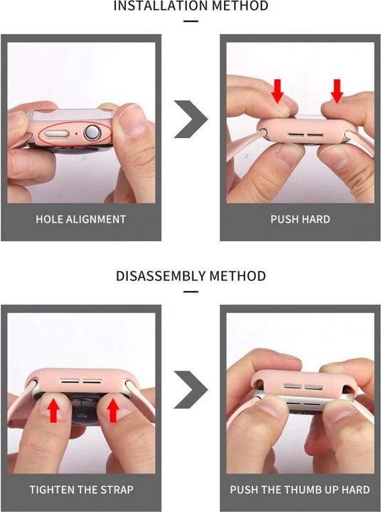 Actual product image PhoneLook Coque 40mm Full Protect avec vitre de protection