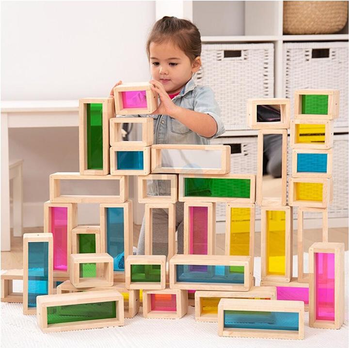 Actual product image TickiT Rainbow Bricks