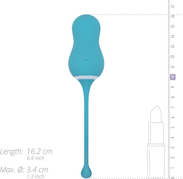 Image du produit Easytoys OEuf vibrant avec télécommande Elena - Azul