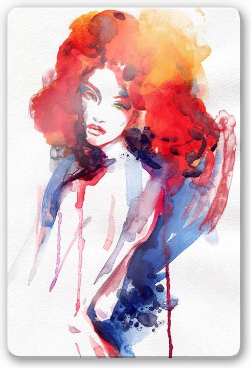 Immagine prodotto Trenddeko La donna con i capelli rosso fuoco (40 x 60 cm)