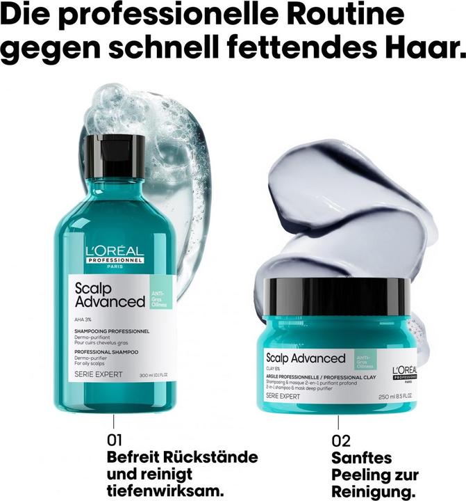 Immagine prodotto L'Oréal Professionnel Série Expert Scalp Advanced - Dermo-Purificatore Anti-Oiliness (300 ml, Shampoo liquido)