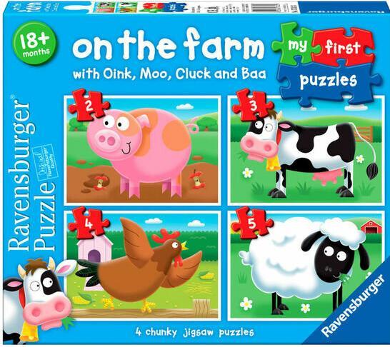 Image du produit Ravensburger My First Puzzles - On the Farm (5 pièces)