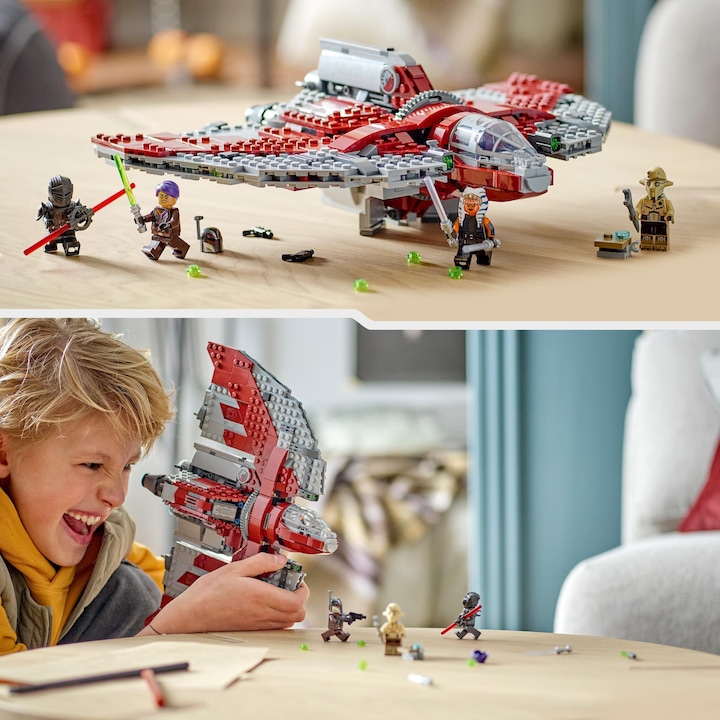Actual product image LEGO Ahsoka Tanos T-6 Jedi Shuttle (75362, LEGO Star Wars)
