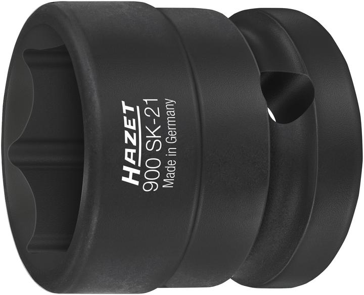 Produktbild HAZET Schlag-, Maschinenschrauber Steckschlüsseleinsatz ∙ Sechskant 900SK-21 ∙ Vierkant12,5 mm (1/2… (21 mm)