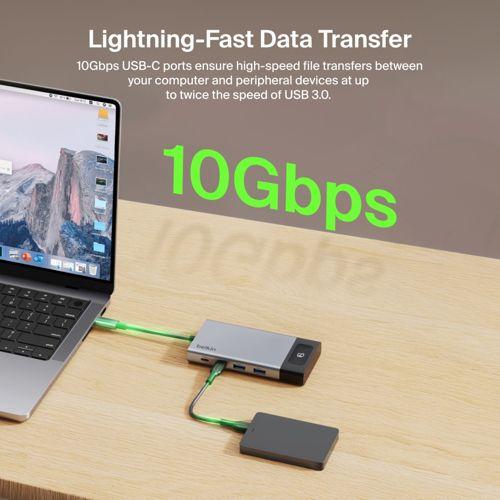 Produktbild Belkin CONNECT 8-IN-1 UCB-C HUB (USB-C, 8 Ports)