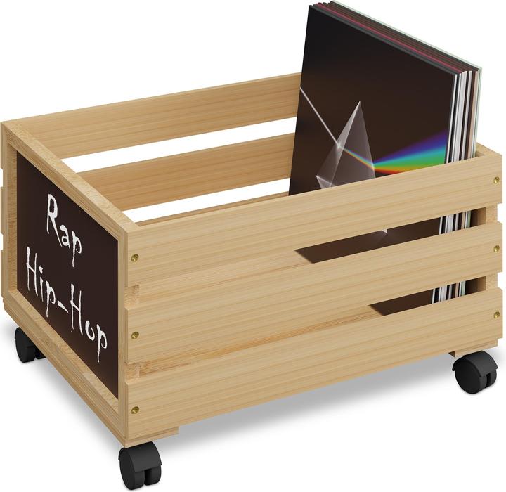 Relaxdays Vinyl box (Plates)