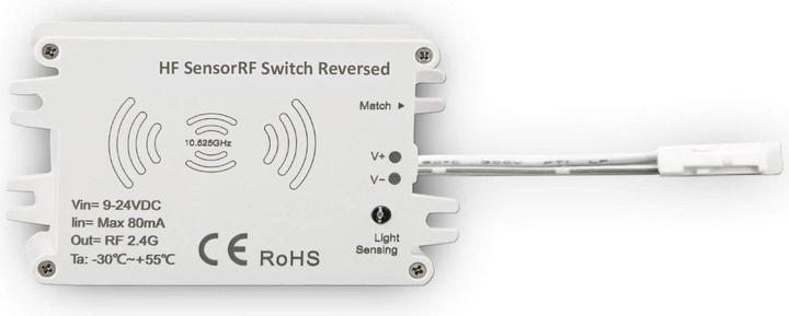 Produktbild Isoled Sys-Pro Funk HF-Bewegungsmelder MiniAMP mit invertierter Funktion für UV-C, 9-24V