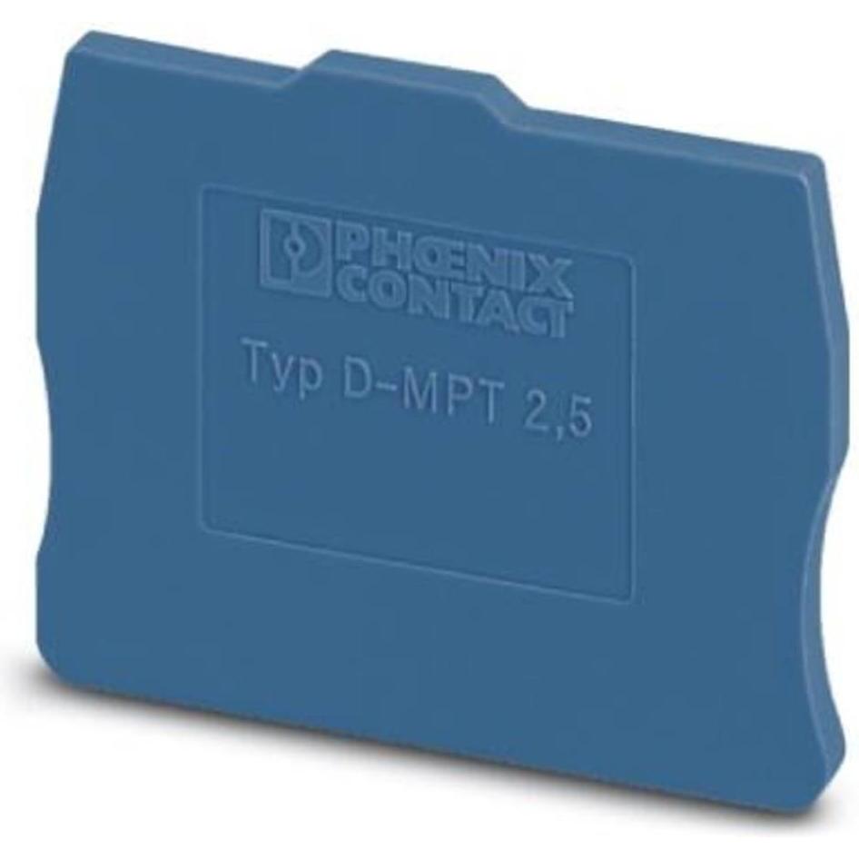 Phoenix Eindkap D-MPT 2,5 BU, Elektronica benodigdheden + Behuizing, Blauw