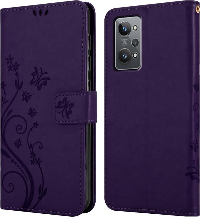 Image du produit Cadorabo Housse Flower Book pour Realme GT 2 / GT Neo 2 (Realme GT 2, Realme GT Neo 2)