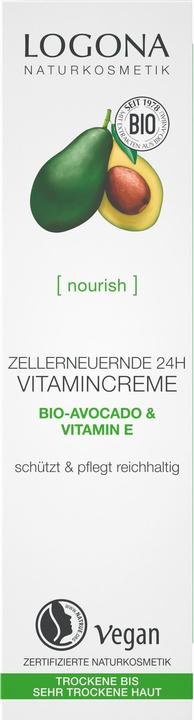 Actual product image Logona Face cream cell renewing (30 ml, 24h cream)