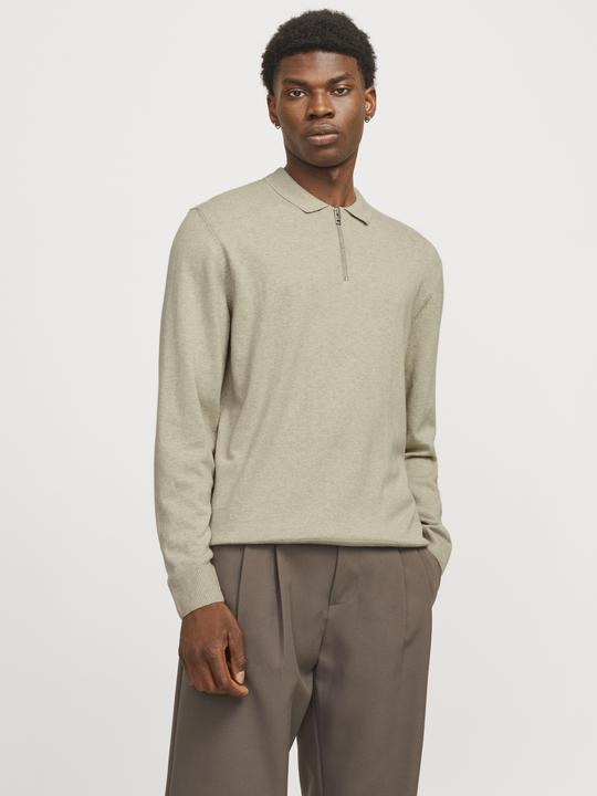 Produktbild Jack & Jones Jjeemil Knit Polo Half Zip Ls Noos (XXL)