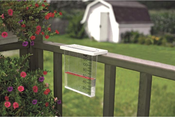 Actual product image TFA Rain gauge