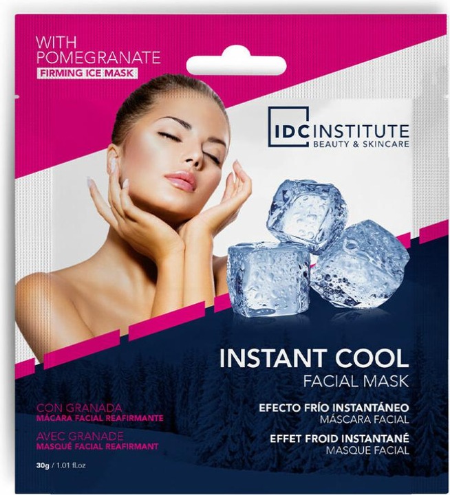Produktbild IDC Institute Straffende Gesichtsmaske Kälteeffekt Granatapfel