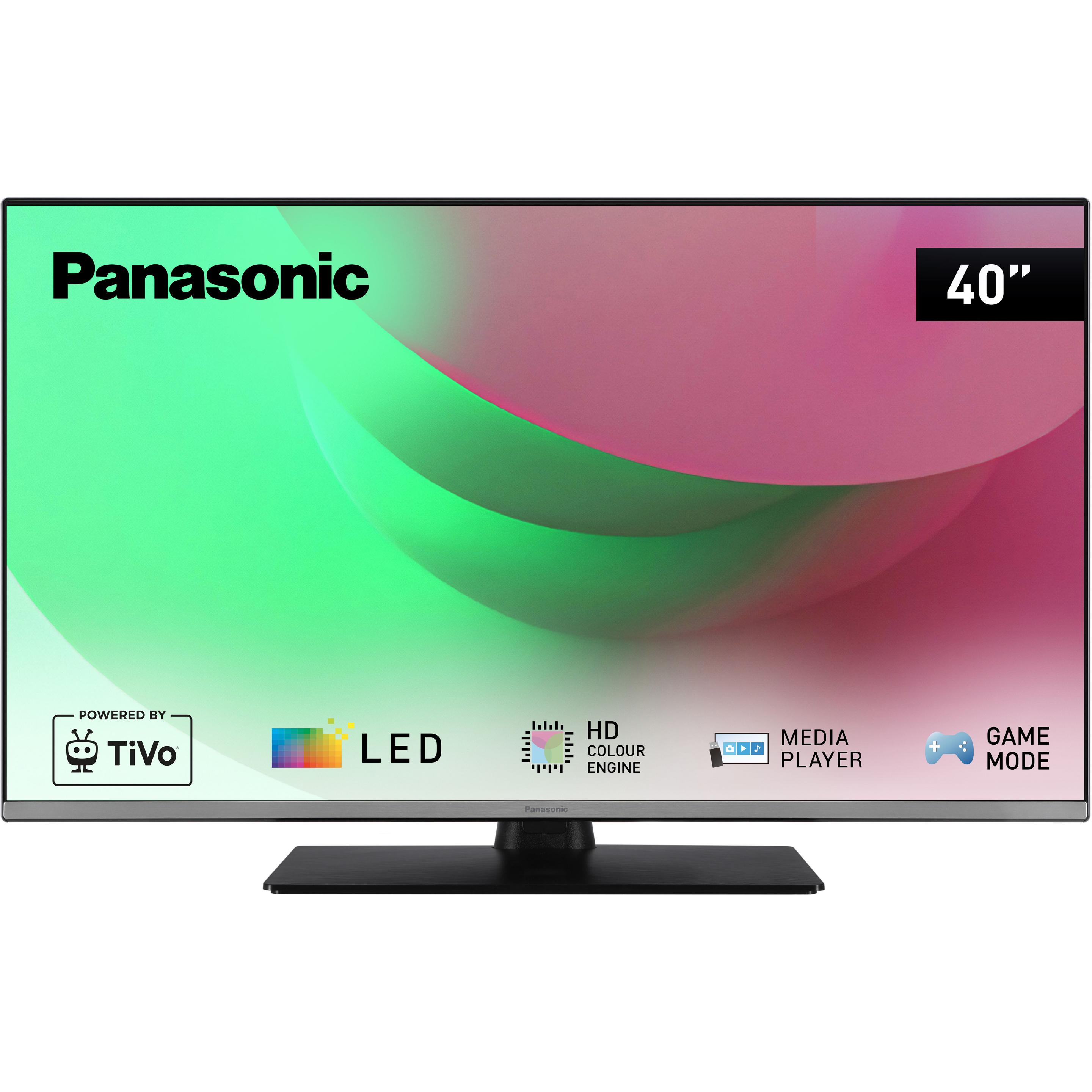 Panasonic TB-40S45AEZ (40", QN93D, LED, Full HD, 2024), TV, Silber, Schwarz