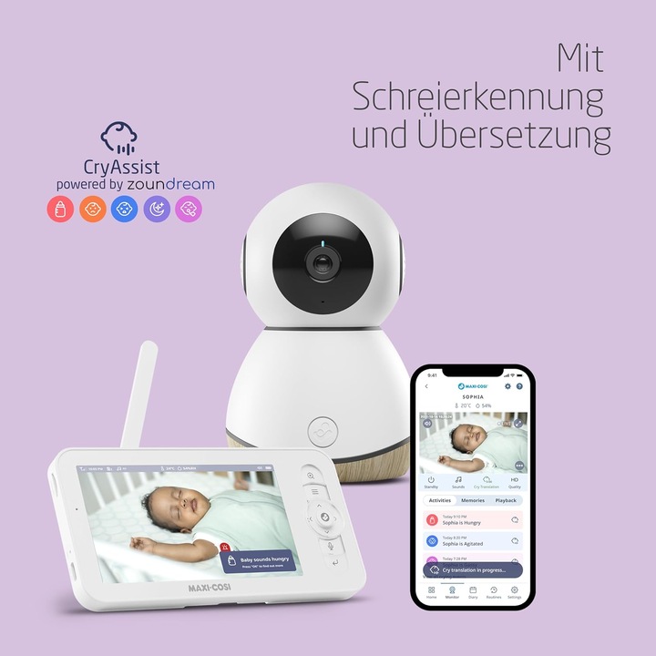 Immagine prodotto Maxi-Cosi MC See Baby Monitor Pro (Video e audio, 200 m)