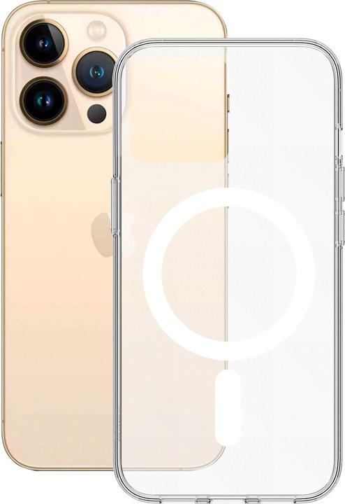 Actual product image KSIX Flex Case For Iphone 13 Pro Max Magcharge Transparent (Apple iPhone 13 Pro Max)