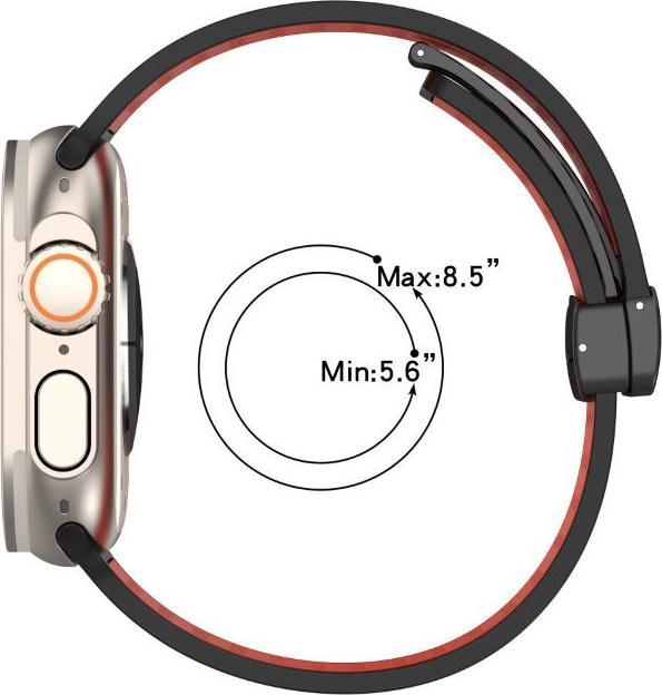 Actual product image MU Classic Dot Series silicone strap (42 mm, 44 mm, 45 mm, Silicone)