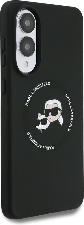 Image du produit Karl Lagerfeld case for Samsung Galaxy S25 Edge MAGNETIC SILICONE DOUBLE HEADS black (Samsung Galaxy S25 Edge)