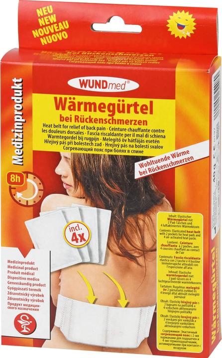Immagine prodotto Axisis Cintura termica + 4 cuscinetti termici set monouso, 1 pezzo