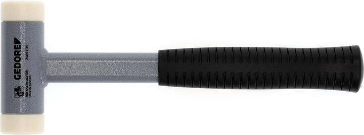 Image du produit Gedore Marteau sans rebond, Ø 35 mm, manche en tube d'acier, têtes interchangeables en polyamide (700 g)