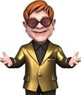 Actual product image Minix Elton John Figur Elton John new 12 cm